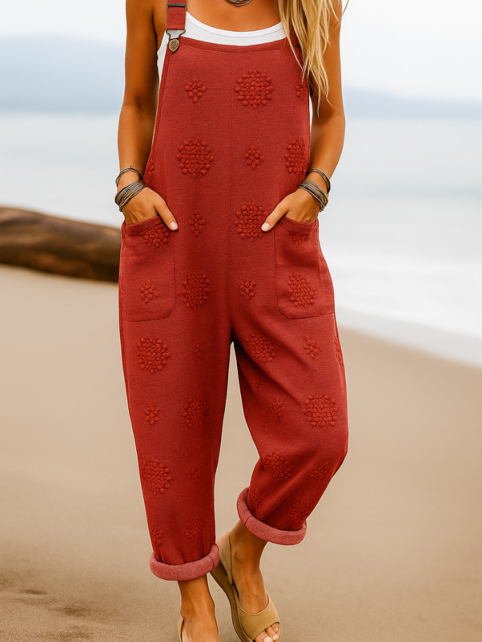 Angelica | Geblümter Komfort-Jumpsuit