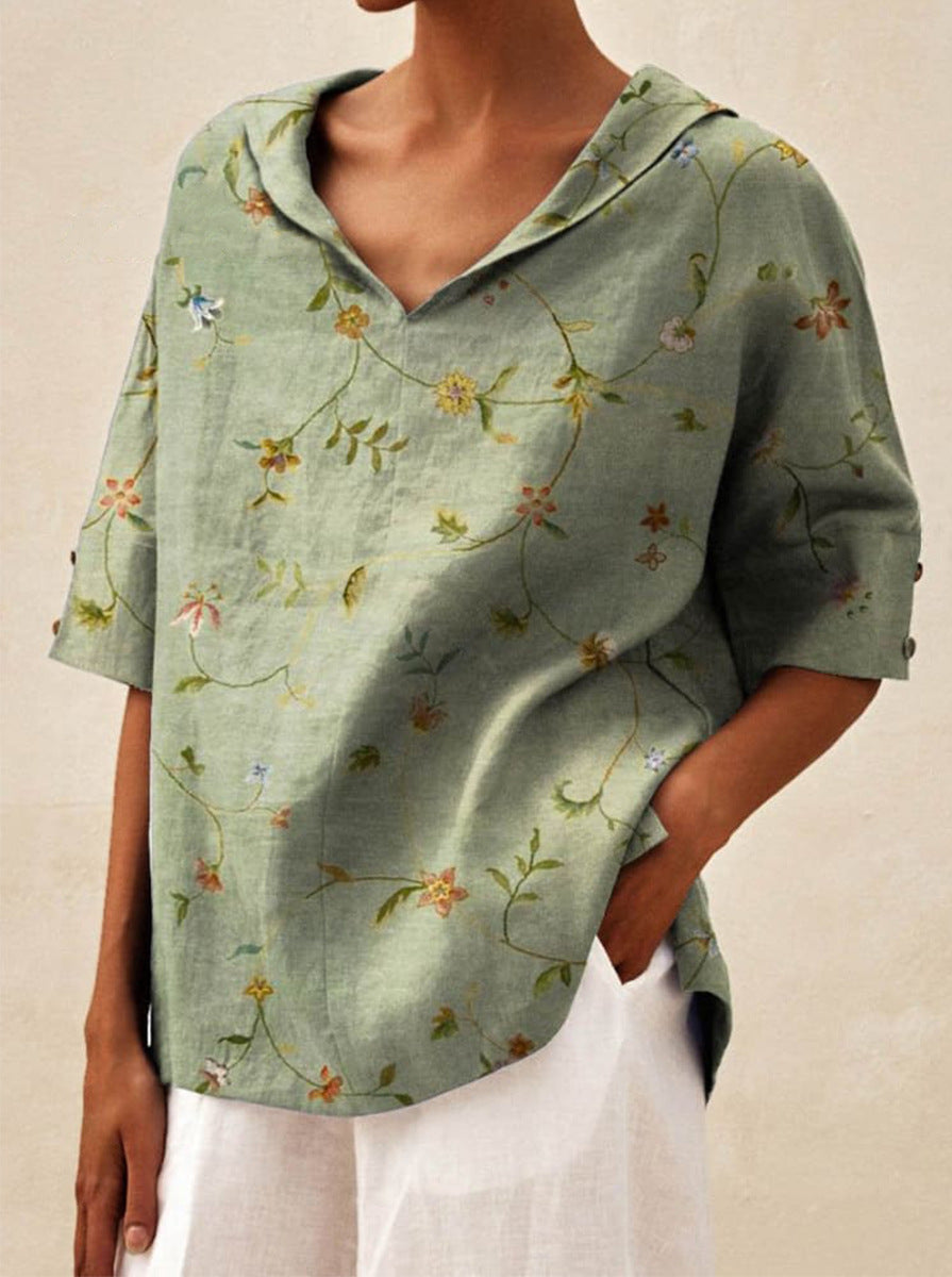 Dalia| Bequemes Blumen-Top