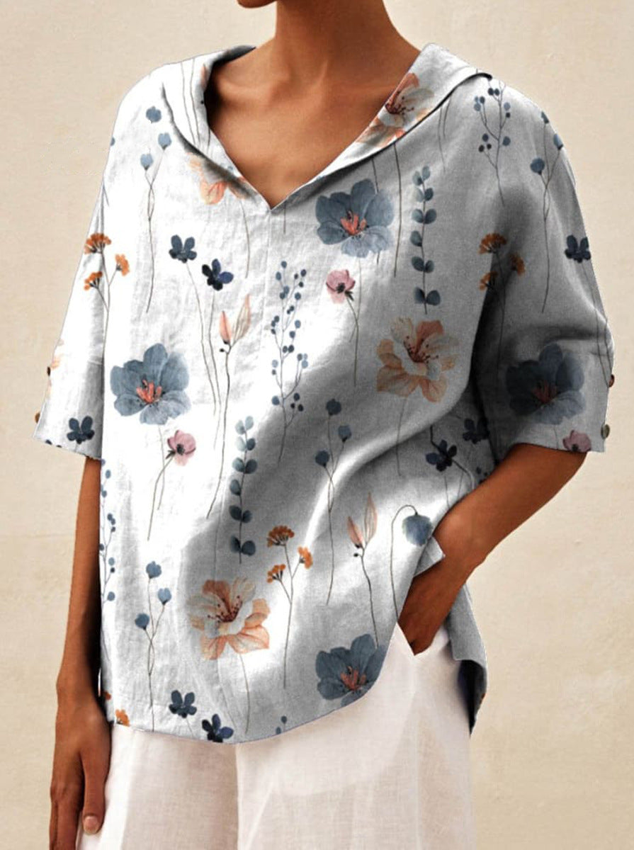 Dalia| Bequemes Blumen-Top