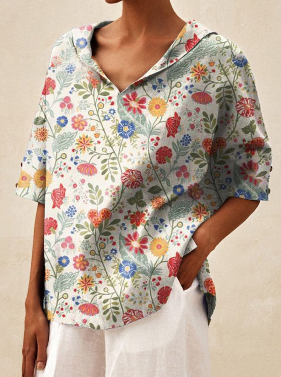 Dalia| Bequemes Blumen-Top