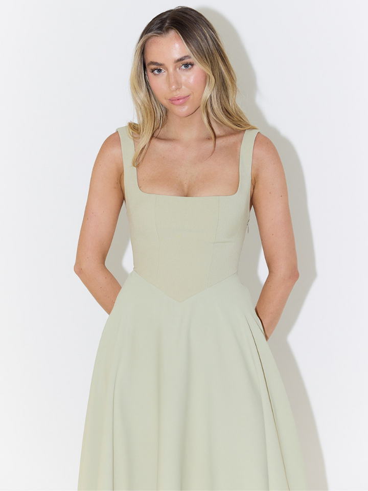 Edda | Ärmelloses Maxikleid
