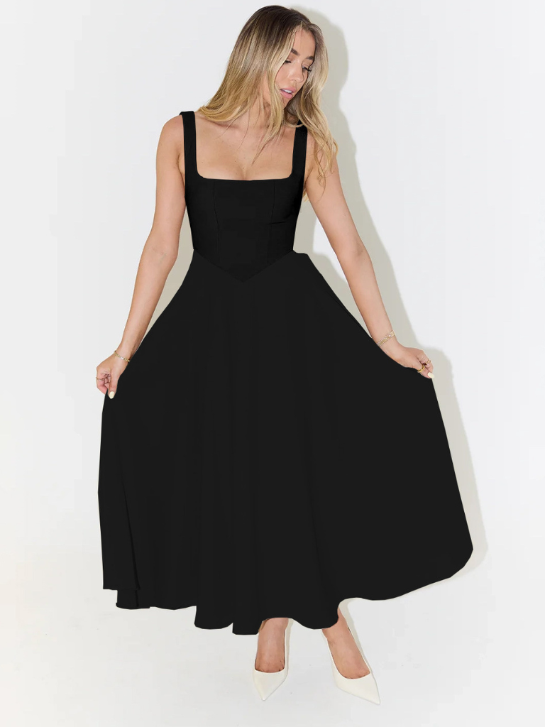 Edda | Ärmelloses Maxikleid