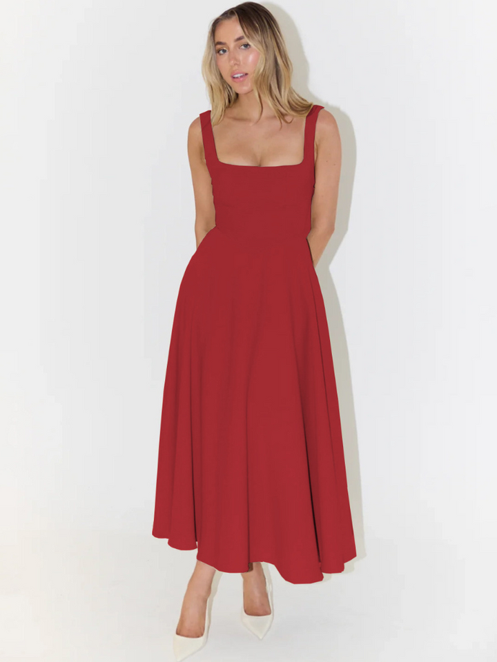 Edda | Ärmelloses Maxikleid