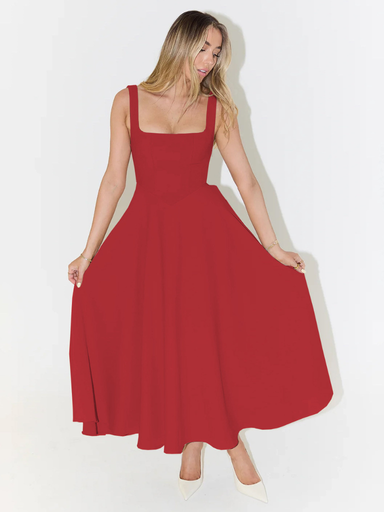 Edda | Ärmelloses Maxikleid
