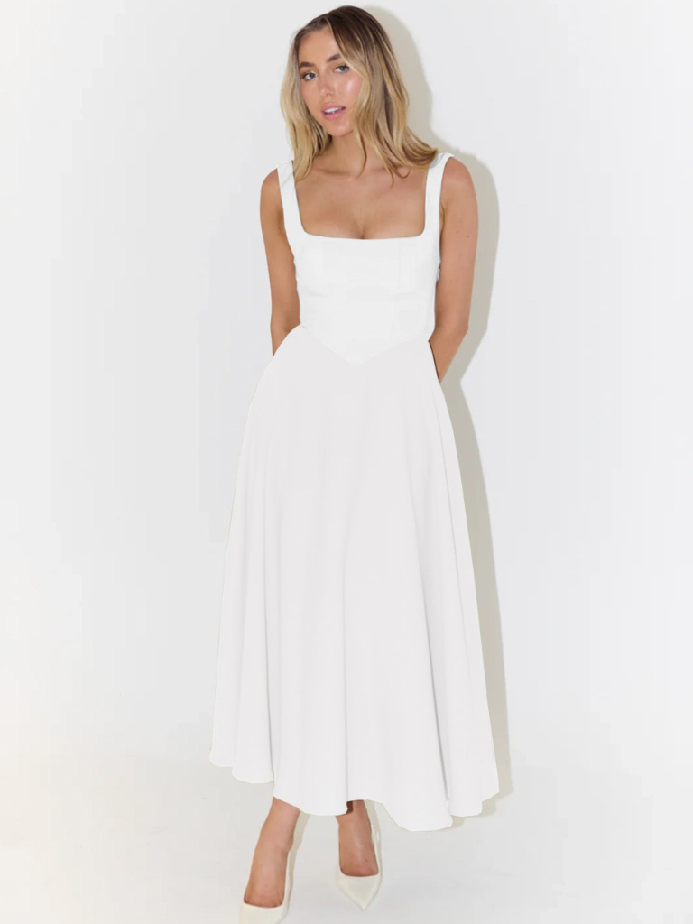 Edda | Ärmelloses Maxikleid