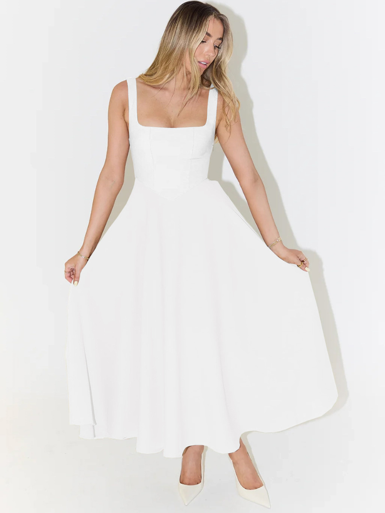 Edda | Ärmelloses Maxikleid