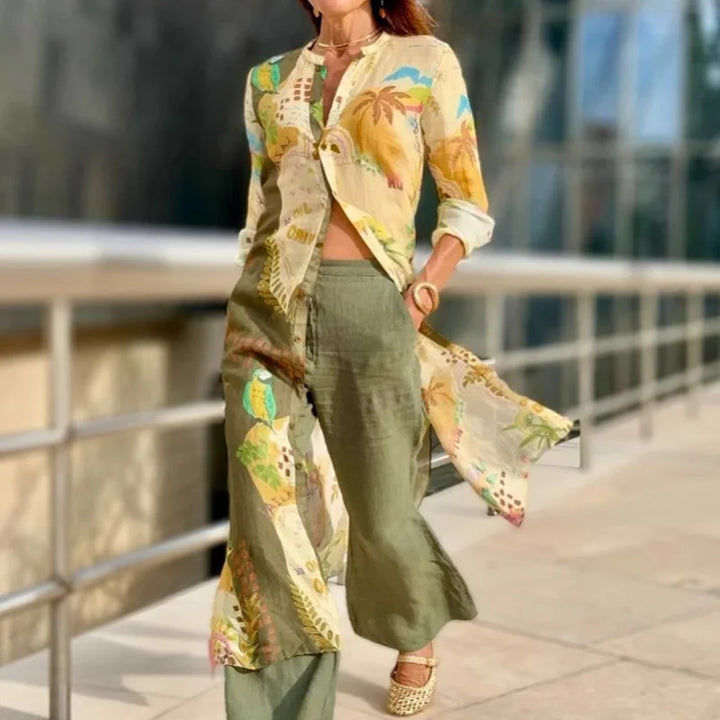 Maja | Leinen-Sommer-Hemdblusenkleid