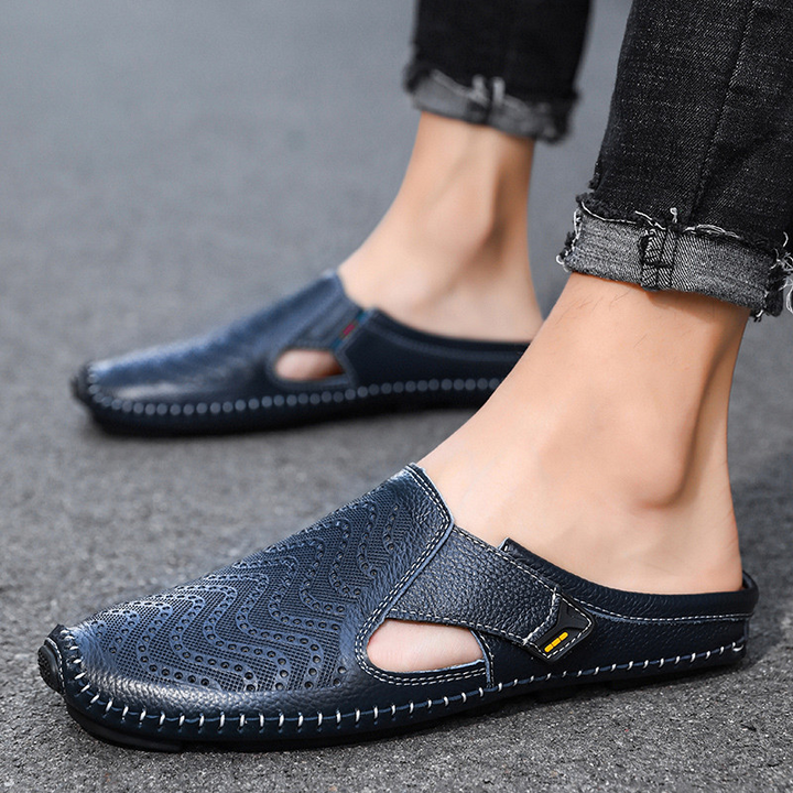 Jürgen | Atmungsaktive Ledersandalen