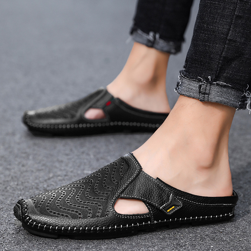 Jürgen | Atmungsaktive Ledersandalen