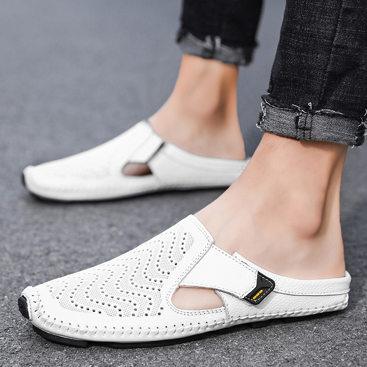 Jürgen | Atmungsaktive Ledersandalen