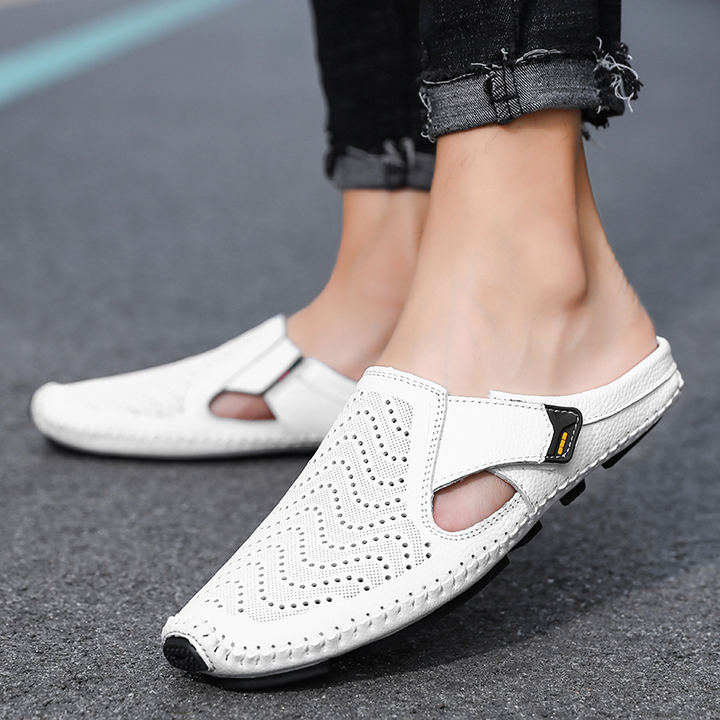 Jürgen | Atmungsaktive Ledersandalen