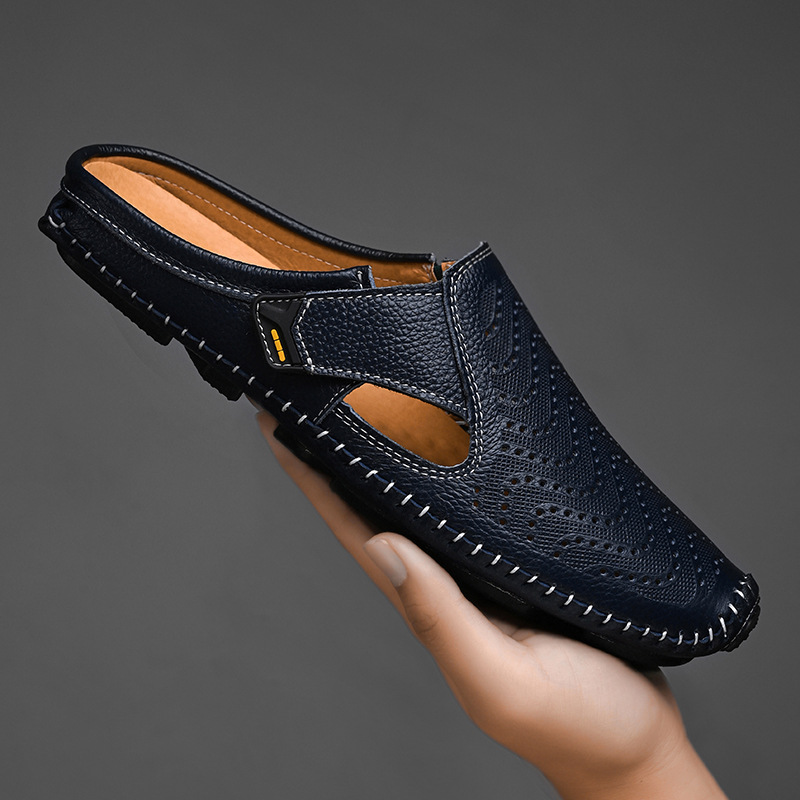 Jürgen | Atmungsaktive Ledersandalen