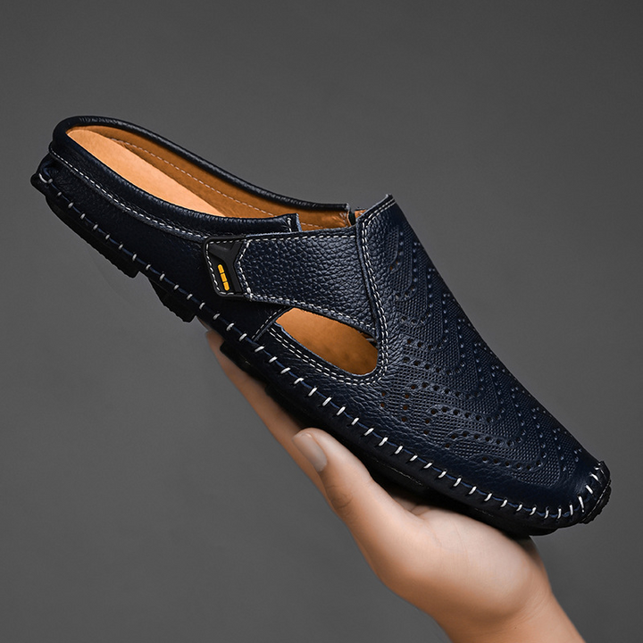 Jürgen | Atmungsaktive Ledersandalen