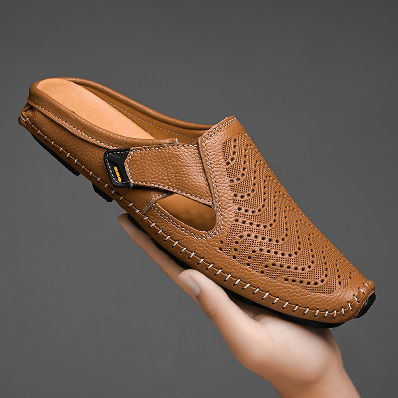 Jürgen | Atmungsaktive Ledersandalen