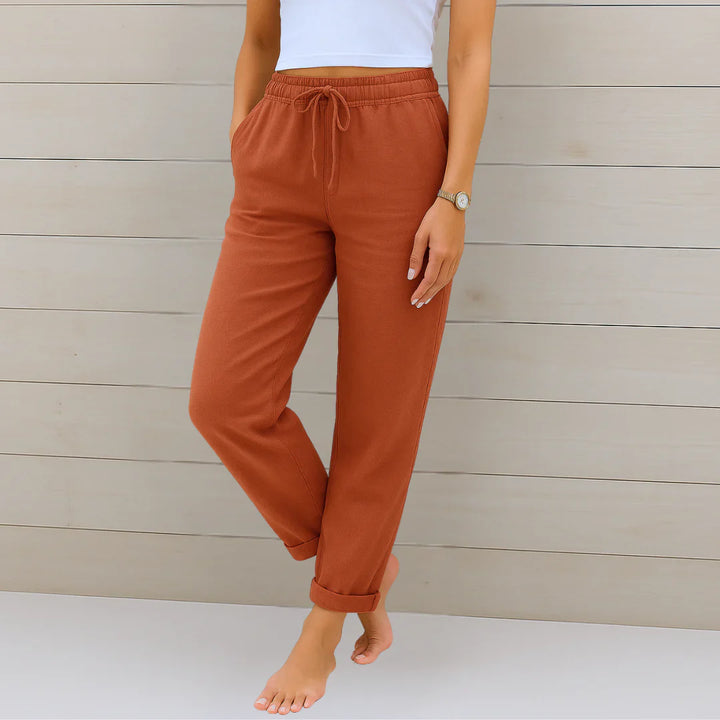 Ellaine | Leinen-Stretchhose