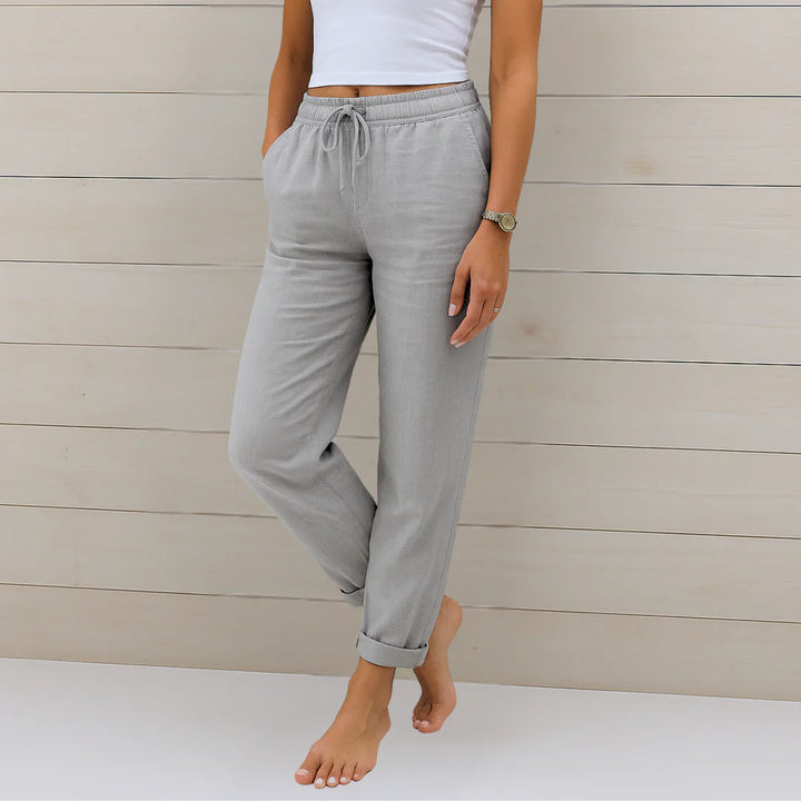 Ellaine | Leinen-Stretchhose