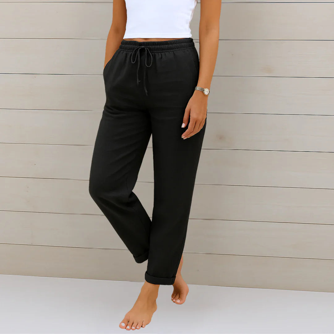 Ellaine | Leinen-Stretchhose