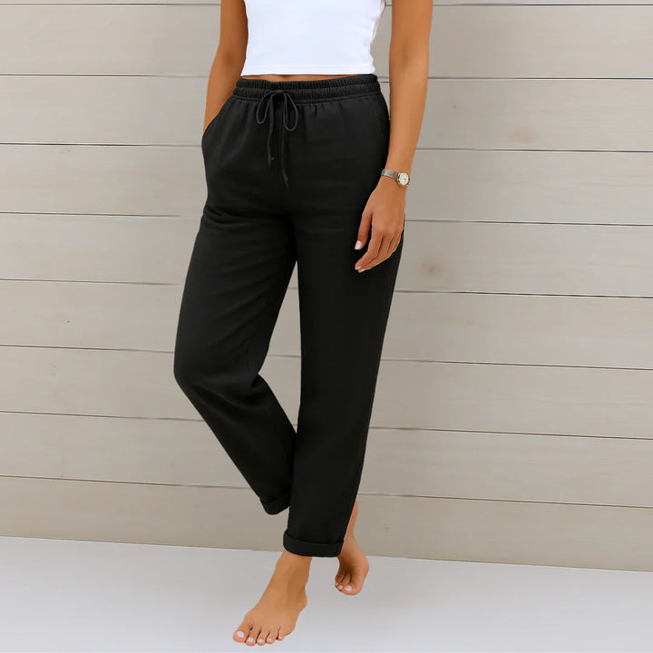 Ellaine | Leinen-Stretchhose