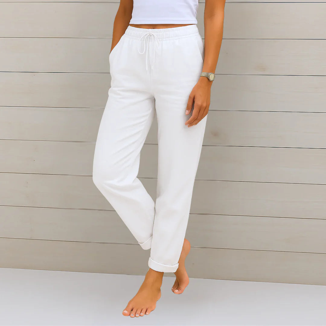 Ellaine | Leinen-Stretchhose