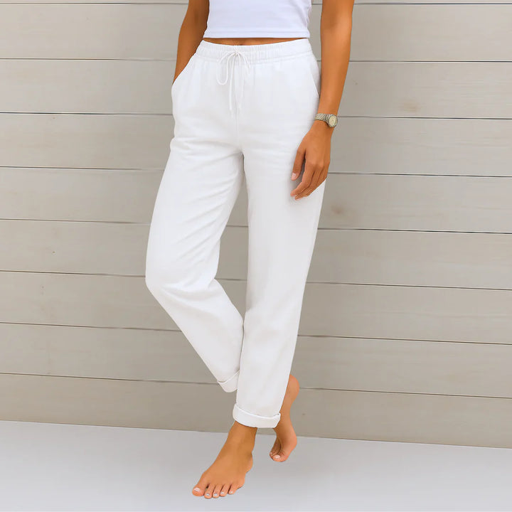 Ellaine | Leinen-Stretchhose