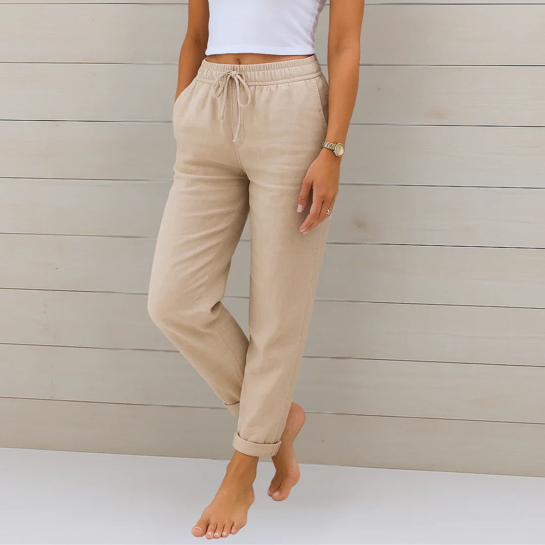 Ellaine | Leinen-Stretchhose