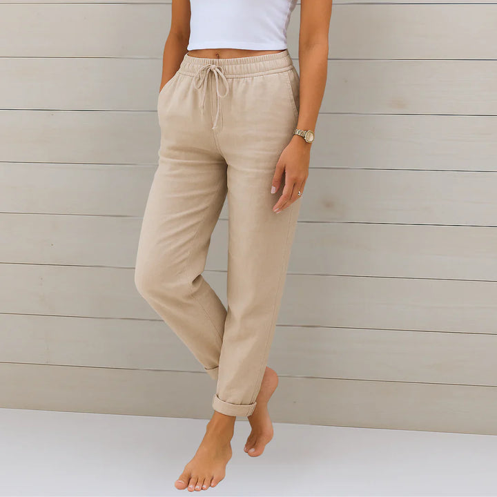 Ellaine | Leinen-Stretchhose