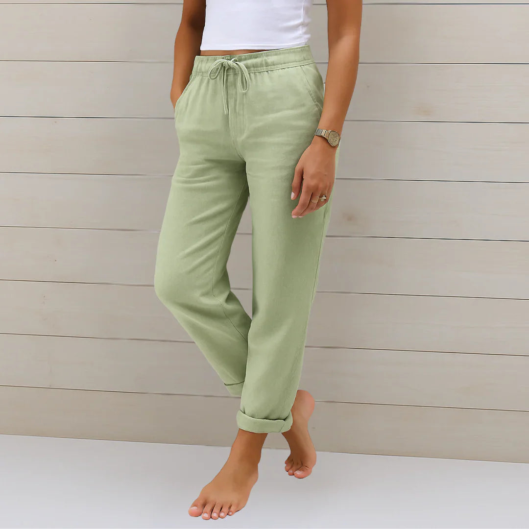 Ellaine | Leinen-Stretchhose