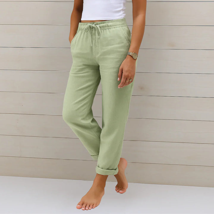 Ellaine | Leinen-Stretchhose