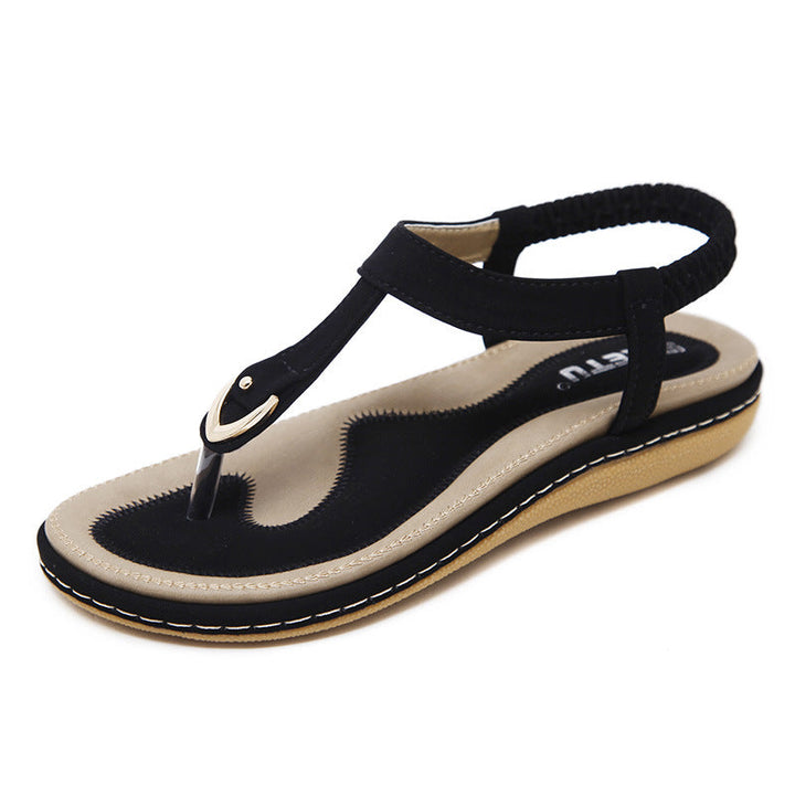Judith | Flache Sandalen mit Riemen