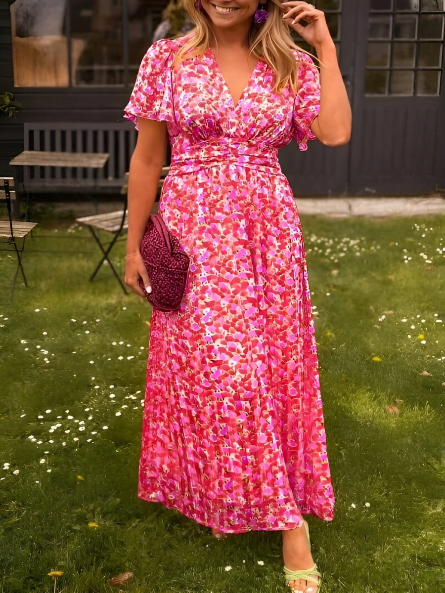 Matilda | Blumen-Maxikleid