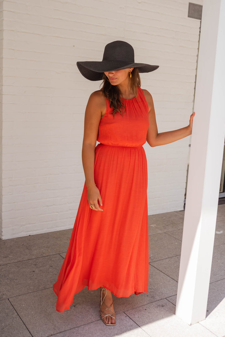 Lia | Leuchtendes Sommer-Maxikleid