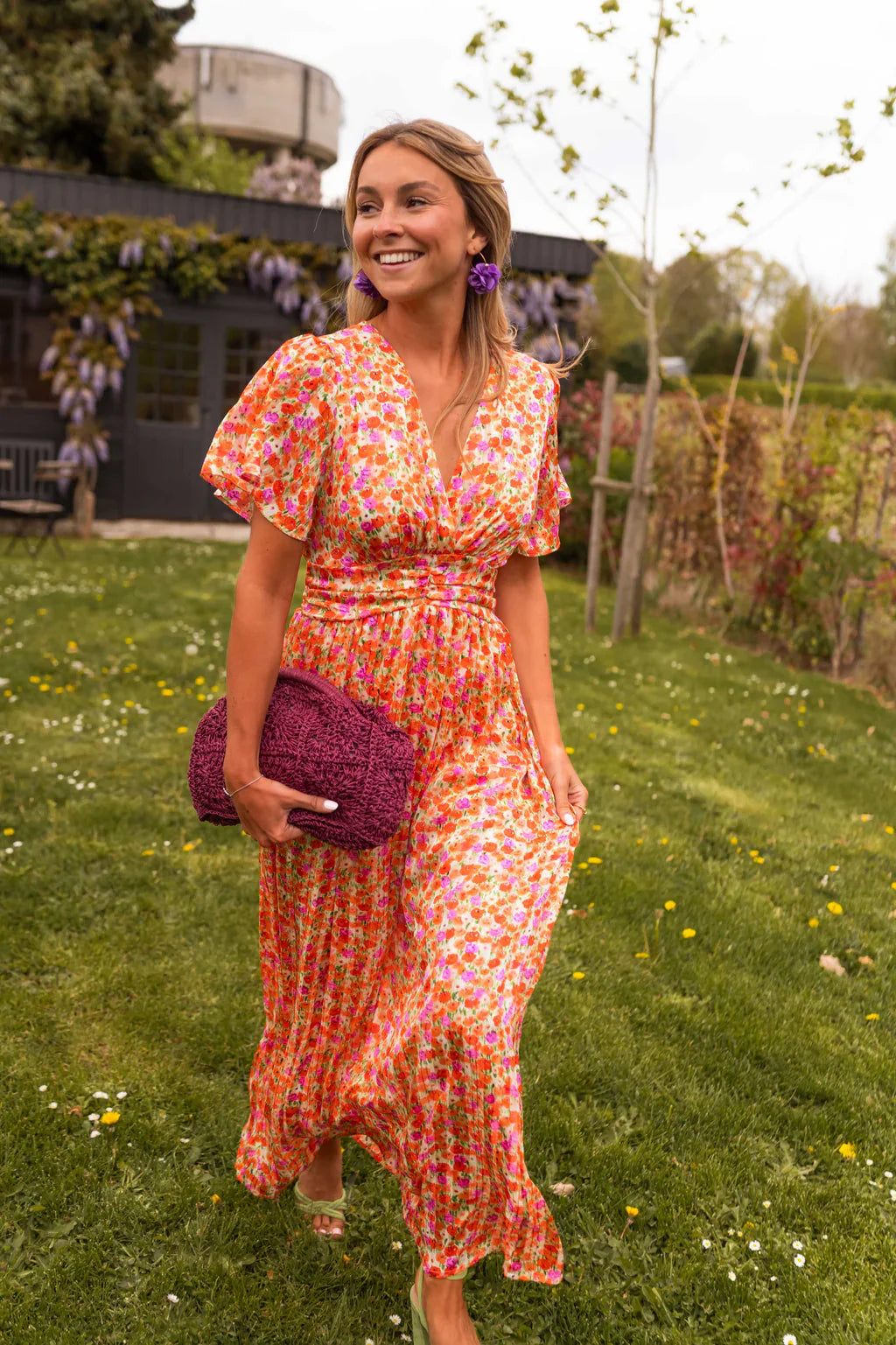 Matilda | Blumen-Maxikleid